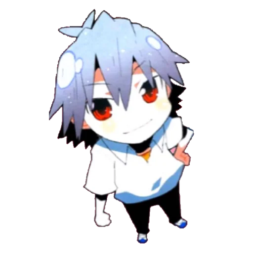 Стикер Evangelion School +Chibi