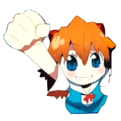 Стикер Evangelion School +Chibi