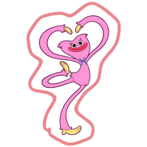 Стикер Хаги Ваги И Киси Миси