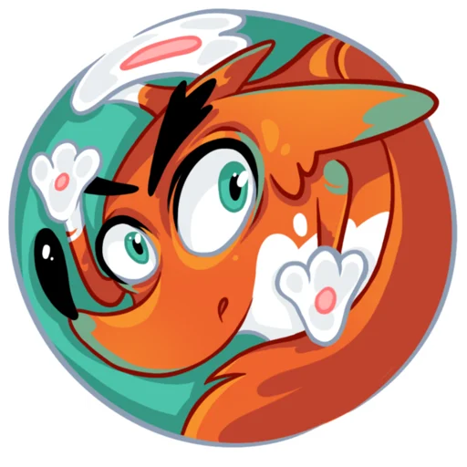 Стикер FOXDIZIGNER