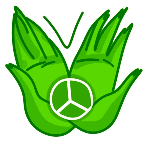 Стикер Vegan Stickers by UnstandartArter