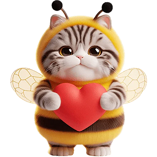 Стикер Котик БиБи