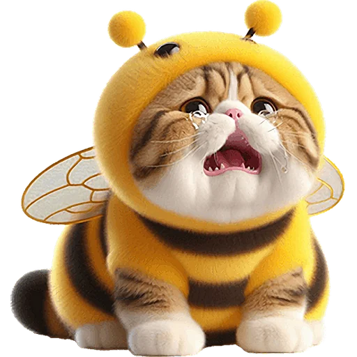 Стикер Котик БиБи