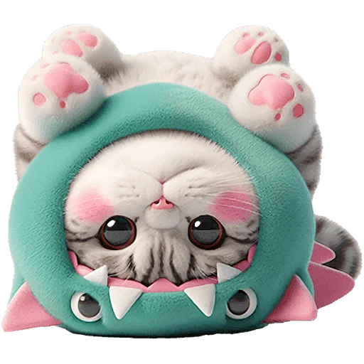 Стикер Дино котики