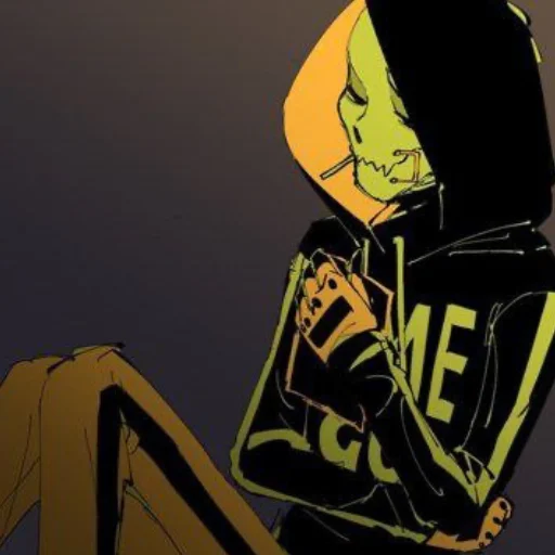 Стикер FellSwapGold Papyrus