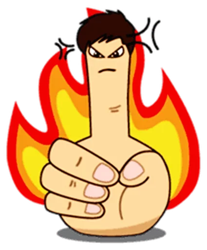 Стикер Fingers