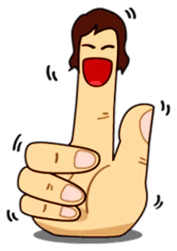 Стикер Fingers