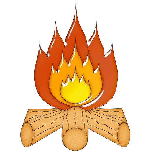 Стикер Fire and Flames