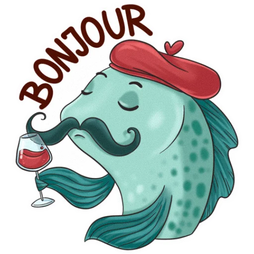 Стикер Рыба моей мечты