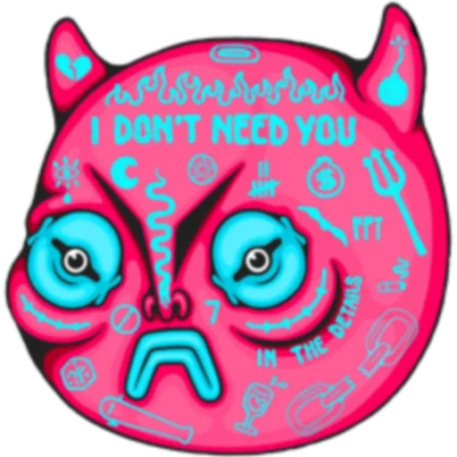 Стикер Fistfulofworms