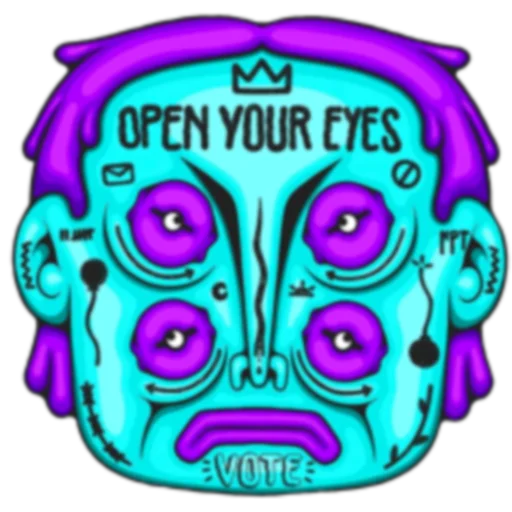 Стикер Fistfulofworms