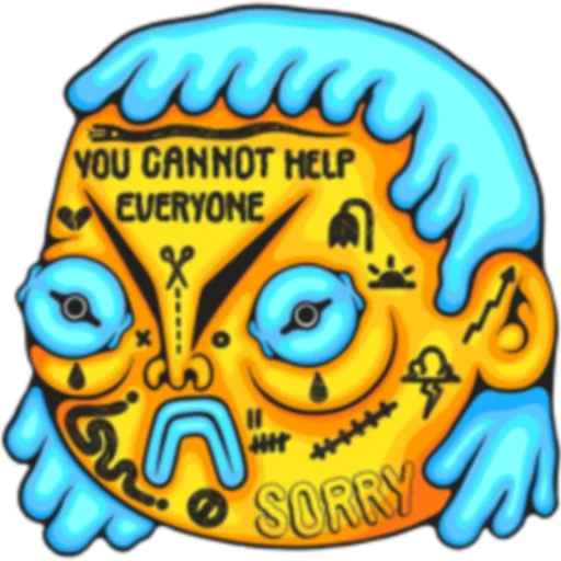 Стикер Fistfulofworms