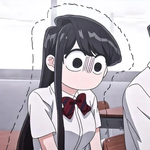 Стикер Коми сан