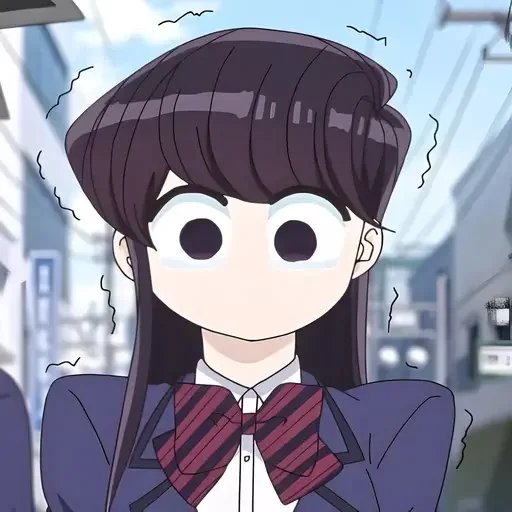 Стикер Коми сан