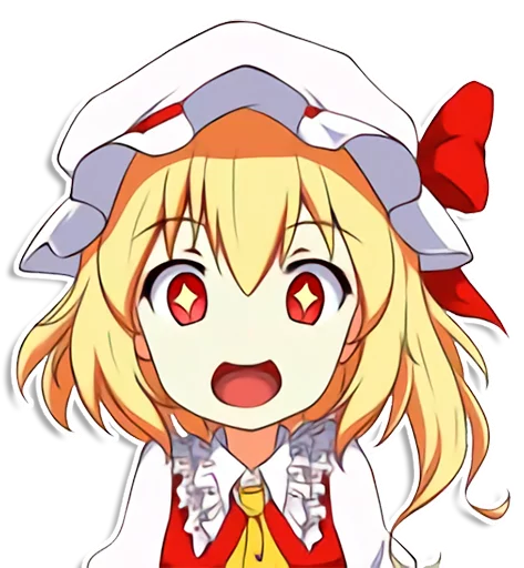Стикер the most kawaii stickers in the world (Flandre)