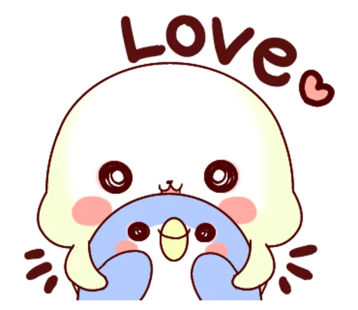 Стикер Fluffy Seal