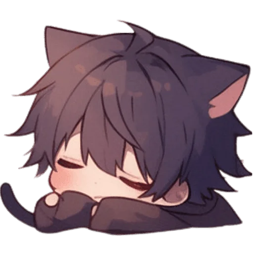 Стикер Кун кошачьи уши