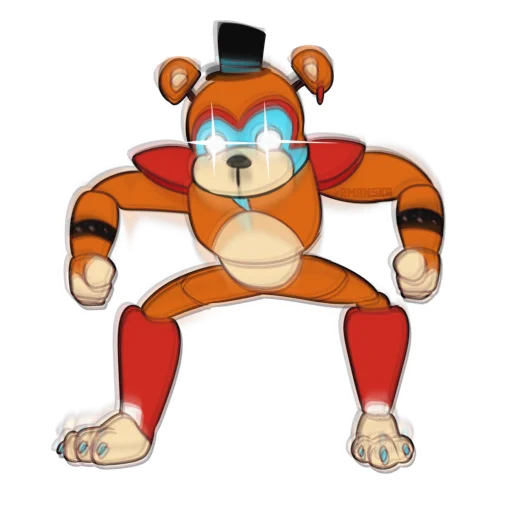 Стикер FNAF security breach