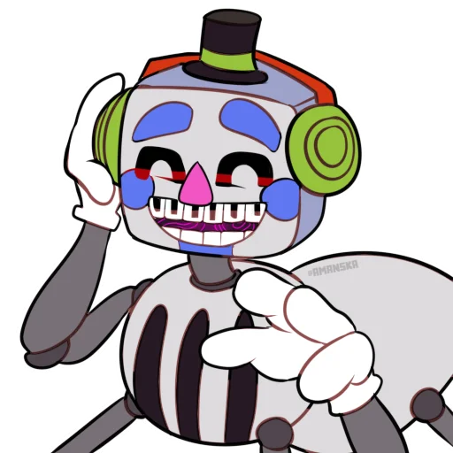 Стикер FNAF security breach