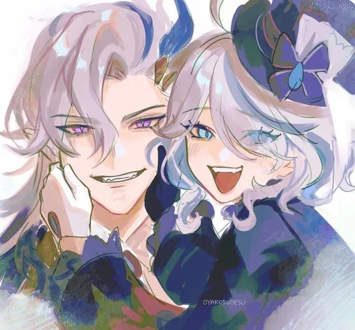 Стикер Фокалорс и Навилетт