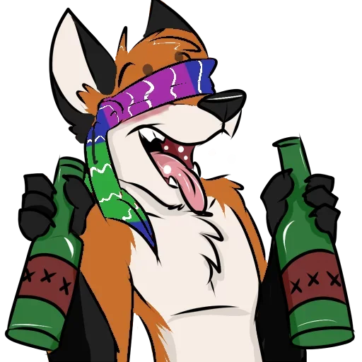 Стикер Fox Stickers