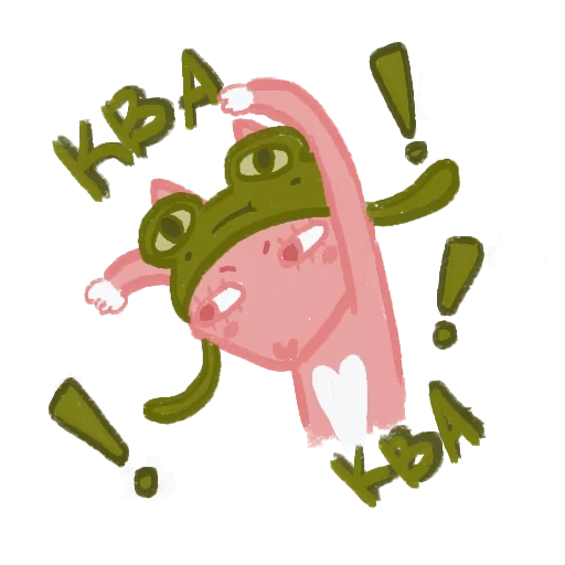 Стикер Fox and rabbit