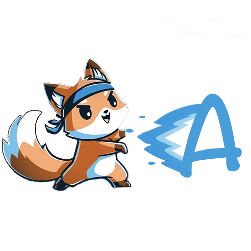 Стикер Fox Drop