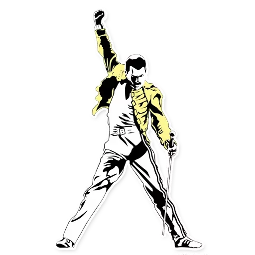 Стикер Freddie Mercury
