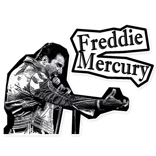 Стикер Freddie Mercury