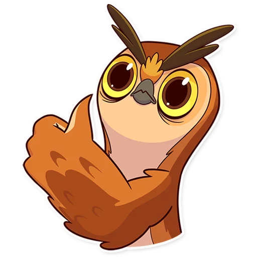 Стикер Freelance Owl