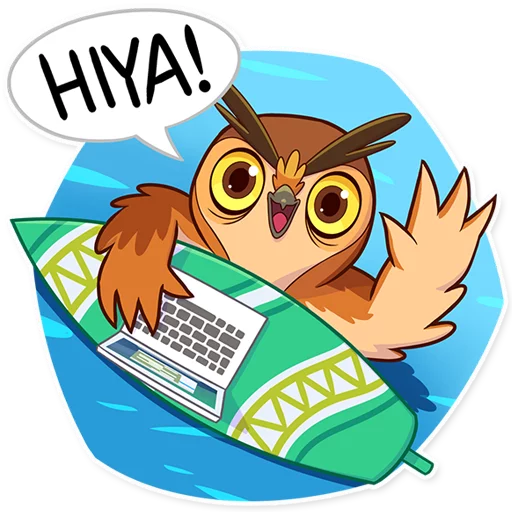 Стикер Freelance Owl