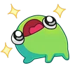 Эмодзи Лягушонок Ик