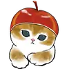 Стикер Фруктовые котята