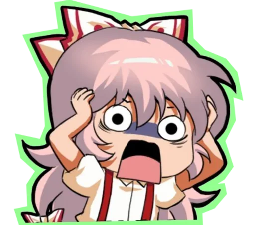 Стикер Fujiwara no Mokou - Touhou