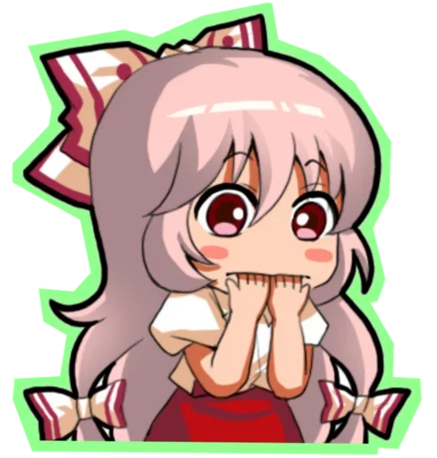Стикер Fujiwara no Mokou - Touhou