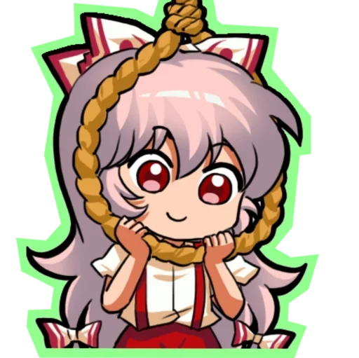 Стикер Fujiwara no Mokou - Touhou