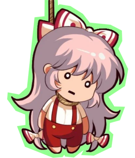 Стикер Fujiwara no Mokou - Touhou