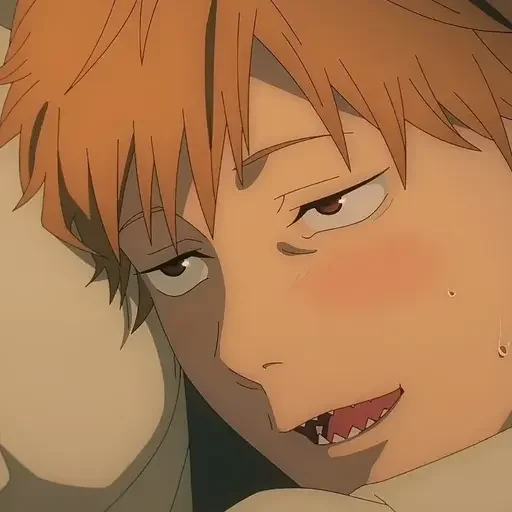 Стикер Человек бензопила