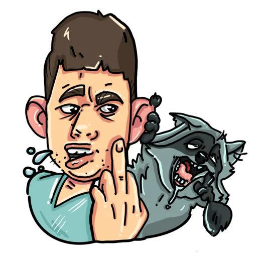 Стикер GLADVALAKAS