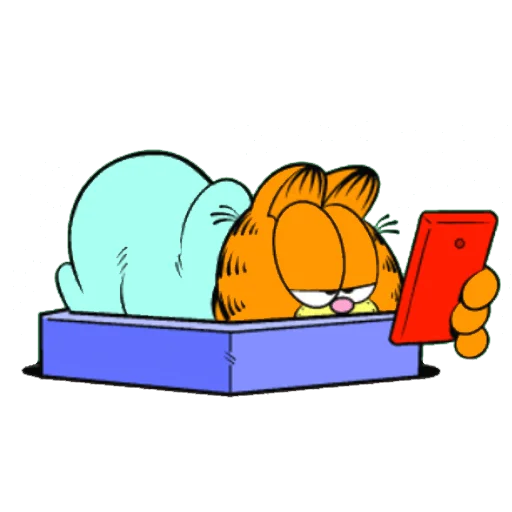 Стикер Garfield & friends