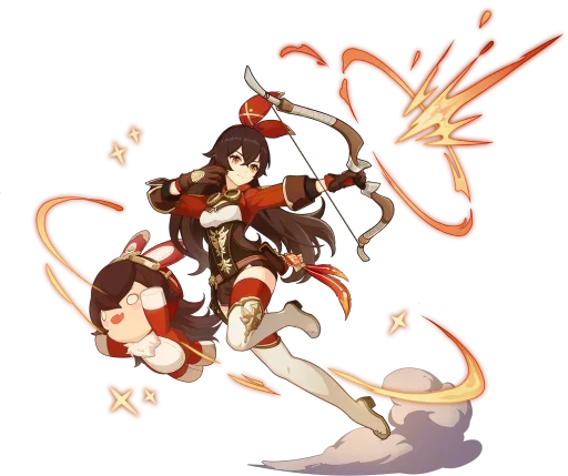 Стикер Genshin Impact Sprites Wish