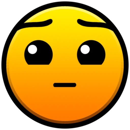 Стикер Geometry dash faces