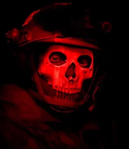 Стикер Ghost Call of duty