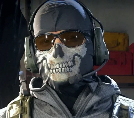Стикер Ghost Call of duty