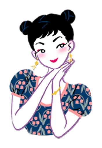 Стикер Girls talk club