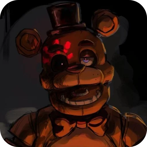 Стикер Golden Freddy FNAF