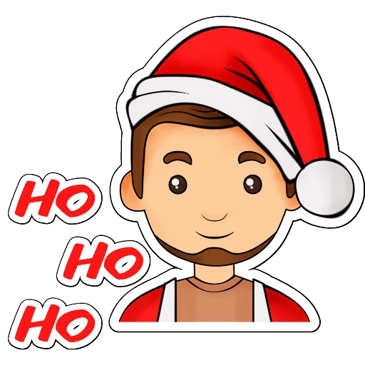 Стикер New year