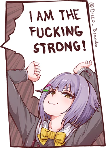 Стикер Goldfish's Shitty Sachiko Pack