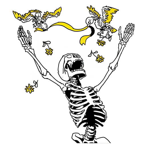 Стикер Груда костей ч.1