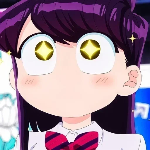 Стикер У Коми сан проблемы с общением